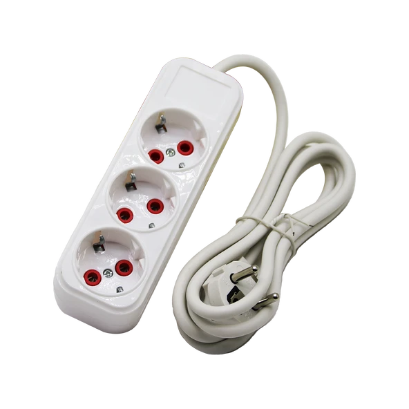 3LÜ 2MT UZATMA KABLO GRUP PRİZ (5358) ürün görseli 1