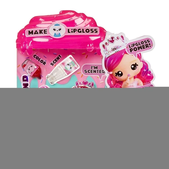 120711 Yummiland Bianca Bubblegum Bebeği ve Dudak Parlatıcısı - Resim 5