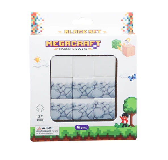 Megacraft 9 Parça Karlı Taş Blok - Resim 2