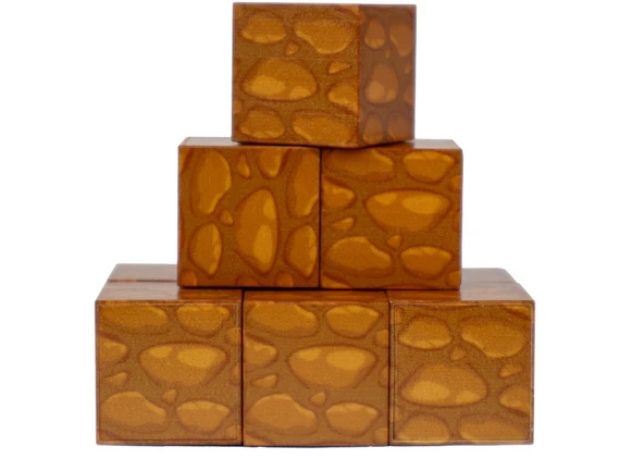 Megacraft 9 Parça Kahverengi Taş Blok ürün görseli