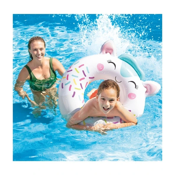 IS59266 Intex Sevimli Hayvanlar Figürlü Simit 8+ Yaş - 1 Adet Stokta Olan Gönderilir - Resim 4