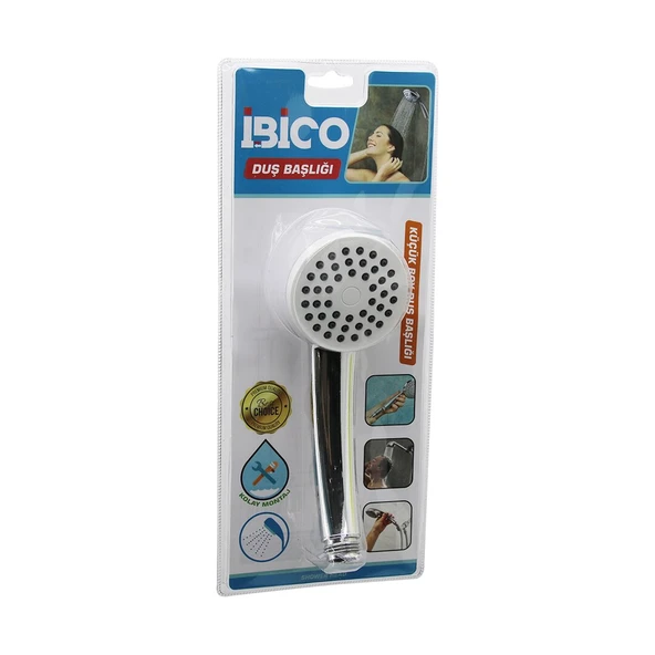 KÜÇÜK BOY YUVARLAK - BOMBELİ=6.7CM DUŞ BAŞLIK VAKUMLU KROM GÖVDE - BEYAZ ZEMİN - SİYAH İĞNE SAP:11.5CM (5358) - Resim 2