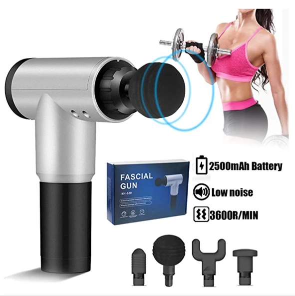 Kas Rahatlatıcı Şarjlı 4 Başlıklı Darbeli Titreşimli (5358) ürün görseli