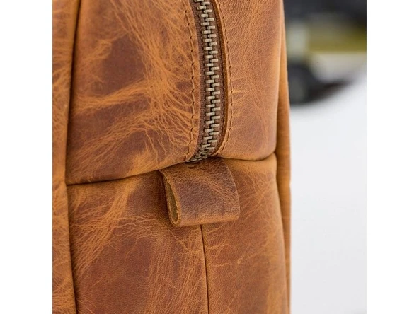 Deri Bakım Ve Seyahat Çantası, X Beden, G19 Taba - Resim 4