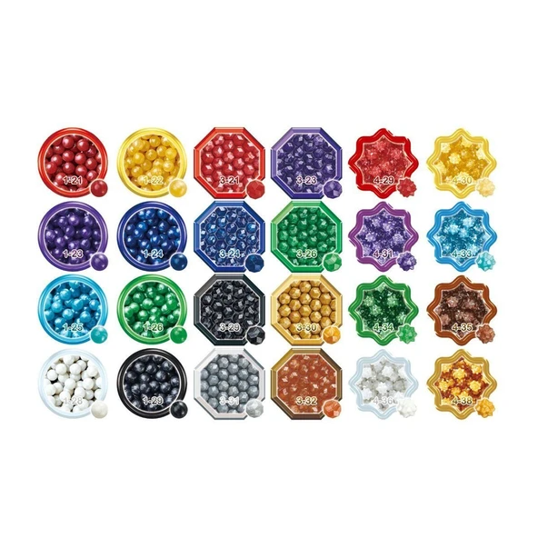 31995 AquaBeads Parlak Boncuk Paketi (yedek paket) 2000 parça +4 yaş - Resim 2
