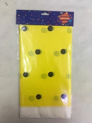 Nedi 108x180 Cm Masa Örtüsü Puantiyeli Sarı Tmo-1052 ürün görseli 1