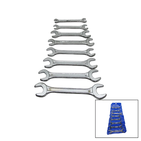 8 PARÇA  AĞZI AÇIK 6-22MM ANAHTAR TAKIMI (5358) ürün görseli 1