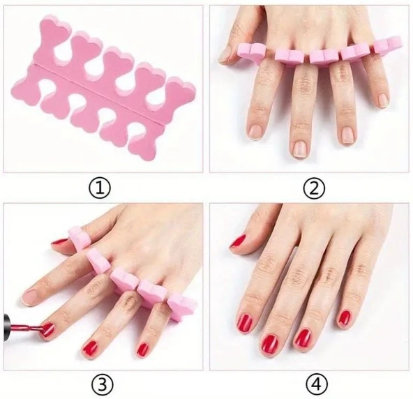 Parmak Ayırıcı Sünger Manikür Pedikür Aparatı 5 ADET - Resim 4