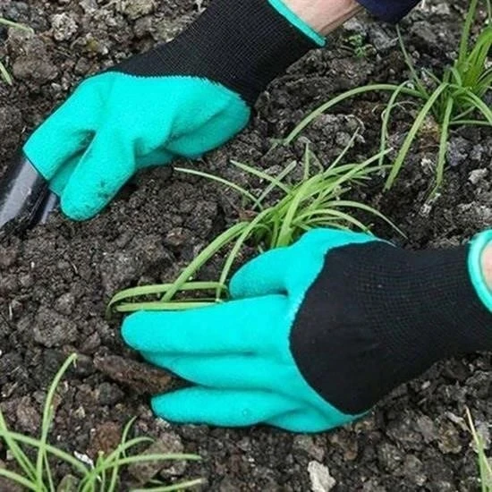 Toprak Kazma Ekme Çapalama İçin Korumalı Bahçe Bahçivan Eldiveni ürün görseli