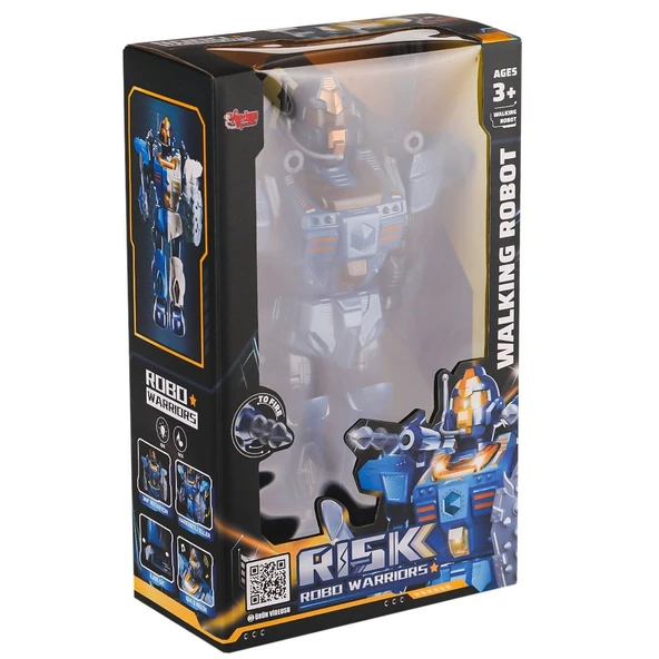 DF-6051 Işıklı ve Müzikli Roket Atan Robot- Sinerjim Oyuncak - Resim 3