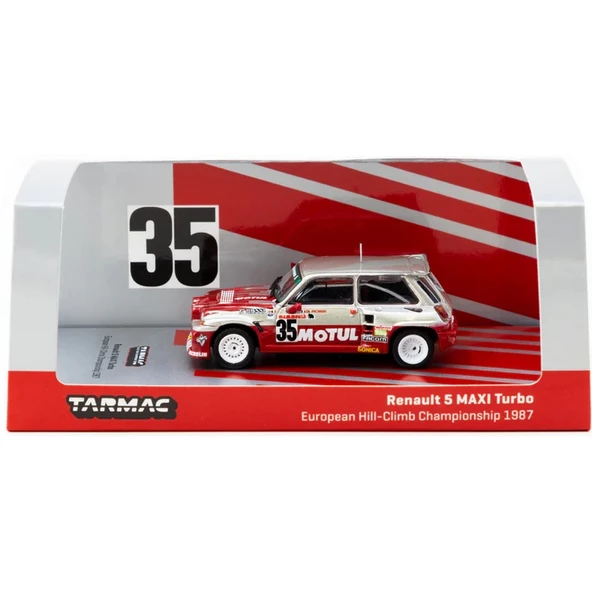 Tarmac Works 1/64 Renault 5 MAXI Turbo European Hill-Climb Championship 1987 Giovanni Rossi - Resim 3