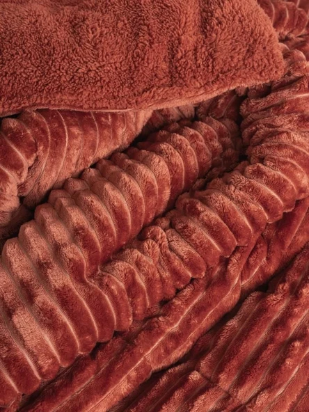 Cotton Box Wave Tarçın Çift Kişilik Yorgan - Resim 2