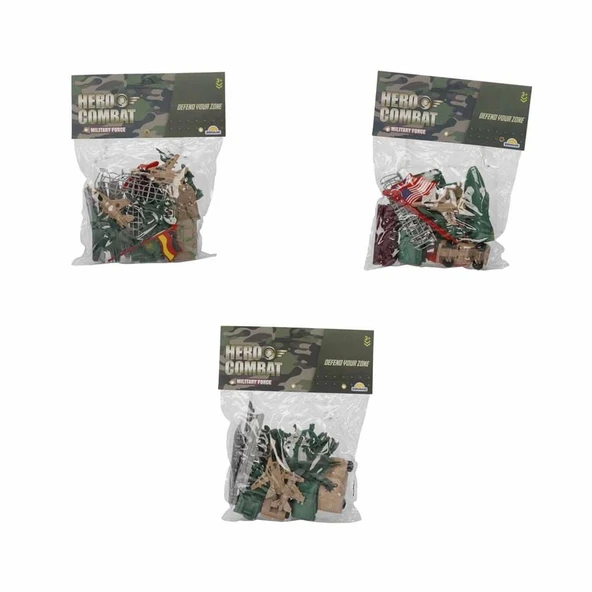 Poşetli Büyük Asker Oyun Seti - 1 Adet Stokta Olan Gönderilir ürün görseli 1