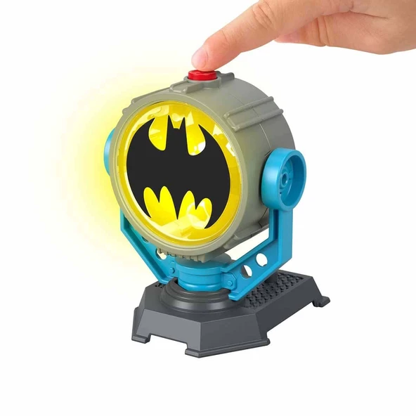 Imaginext DC Super Friends Bat-Tech Bat-Signal Figür Seti - Resim 3