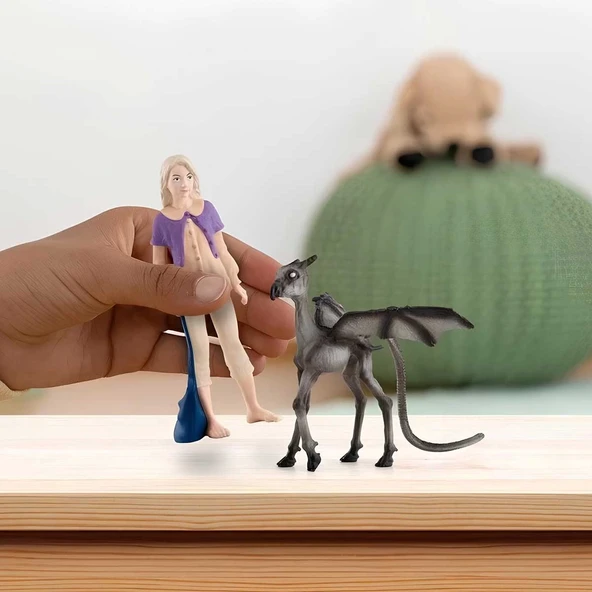 Schleich Luna Lovegood Baby Thestral 42636 - Resim 3