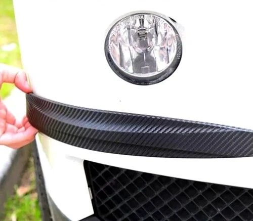 Araba Tampon Koruyucu Karbon Desenli Siyah Beyaz ürün görseli 1