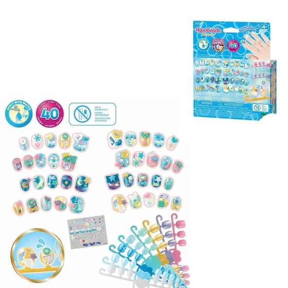 35060 AquaBeads Sihirli Atlar ve Yıldızlar - Yedek Tırnak Paketi +4 yaş - Resim 5