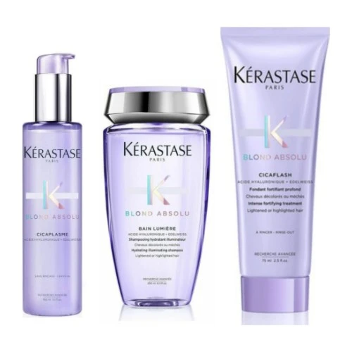 Blond Absolu Bain Lumiere 250 ml& Cicaplasme Serum 150 ml & Cicaflash Yoğun Bakım 250 ml ürün görseli