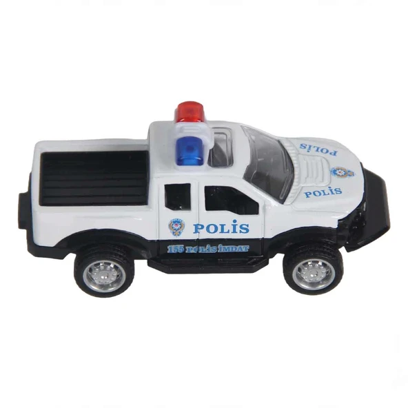 Çek Bırak Metal Polis Pickup Aracı - 1  Adet Fiyatıdır - Resim 3
