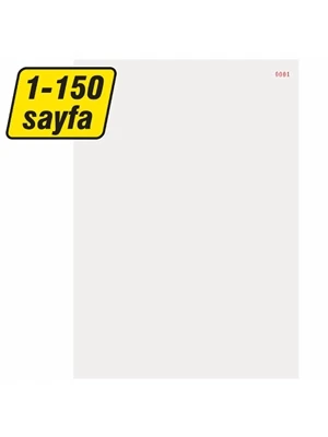 A4 80 Gr 150 Li Numaralı Yevmiye Kebir ürün görseli 1