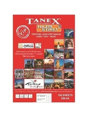 Tanex 79x20 Mm Laser Etiket Tw-2506 ürün görseli 1