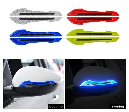 Araba Ayna Çarpma Koruyucu Renkli Reflektif Şerit - Resim 5