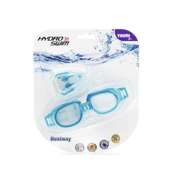 26034 Sinerjim Çocuk Yüzücü Gözlüğü, Burun Mandalı ve Koruyucu Kulak Tıkacı Seti 7+ ürün görseli