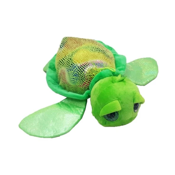 62551 35 cm İri Gözlü Karetta Kaplumbağa Peluş -1 adet fiyatıdır ürün görseli