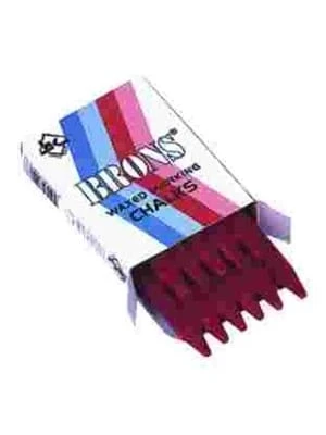 Brons Yağlı Tebeşir Kırmızı Br-255 12"li ürün görseli 1