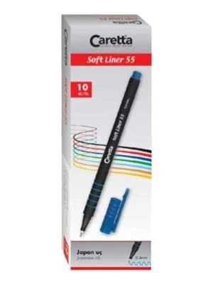 Caretta 0.4 Yumuşak Uçlu Kalem 55 Kırmızı ürün görseli 1