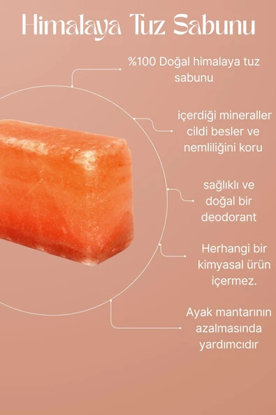 7'li Kişisel Bakım ve Banyo Seti (Kabak Lif + Sabun + At Kılı Fırçası + Tuz Sabunu + Topuk Törpüsü) - Resim 8