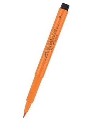 Faber Castell Pıtt Çizim Kalemi B 167413 Parlak Turuncu ürün görseli 1