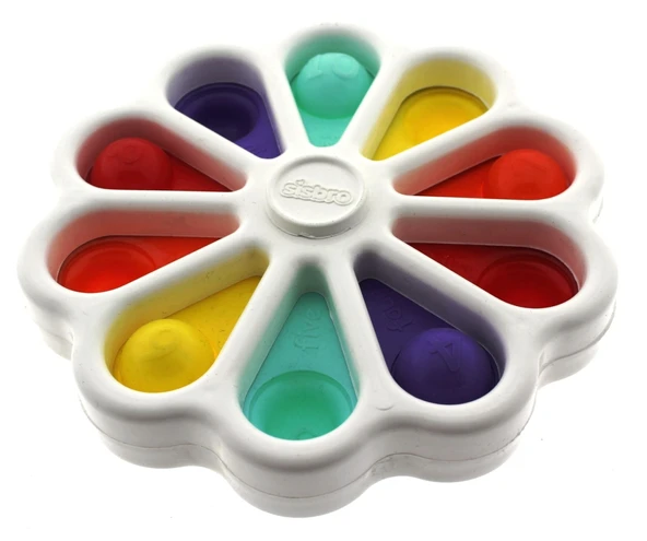 Pop It Eğitici Çark İngilizce Sayılar ve Şekiller - Resim 3