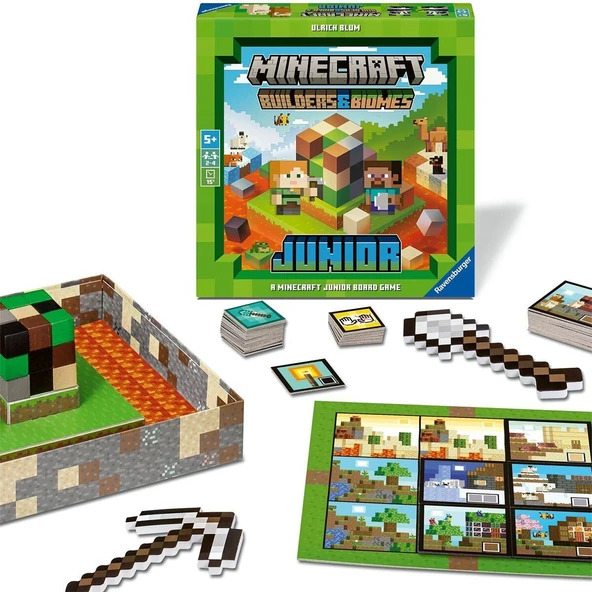 247509 Ravensburger - Minecraft Junior Kutu Oyunu - Resim 2