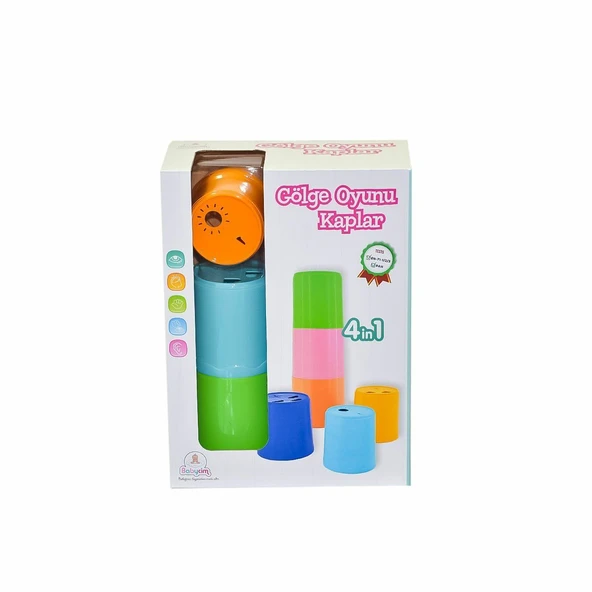 URT026-002 4IN1 Gölge Oyunu Kaplar - Birlik Toys ürün görseli 1