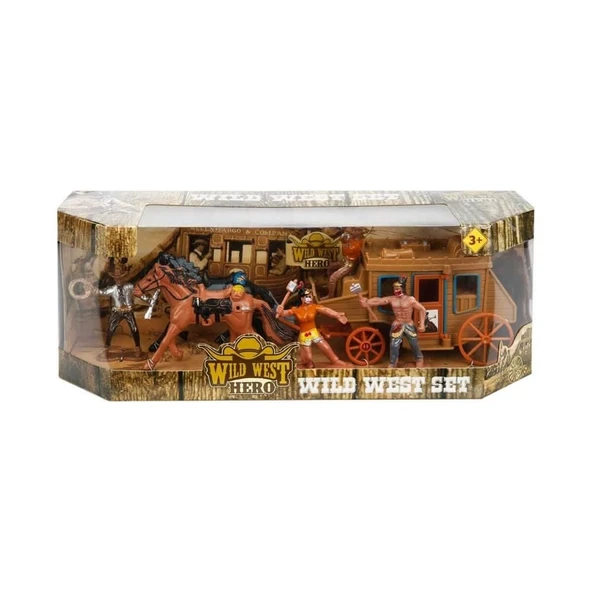 S00077116 Kovboy Oyun Set - Kızılderili At -1 Adet Stokta Olan Gönderilir - Resim 2