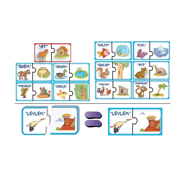 8513 DıyToy 2 Lİ KİMİN YUVASI KUTULU - Resim 2