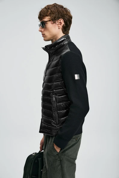 Lufian 112120243 Glenn Kaz Tüyü Erkek Mont - Resim 4