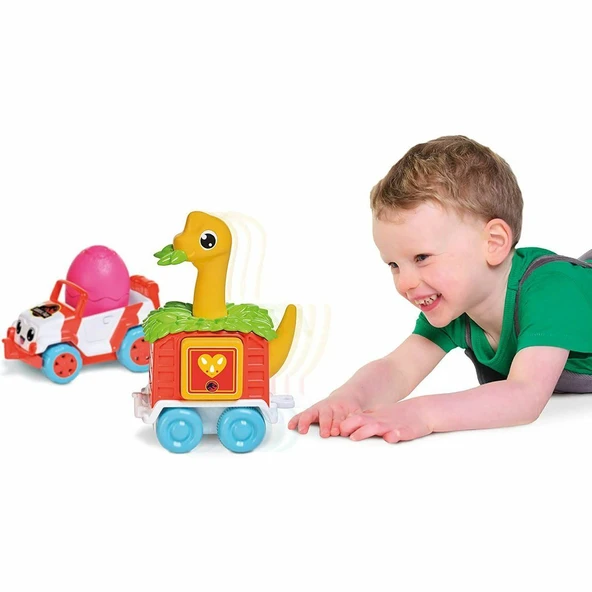 73253 Tomy - Sinerjim Dino Kurtarma Aracı - Toomies +12 ay - Resim 4