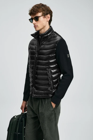 Lufian 112120243 Glenn Kaz Tüyü Erkek Mont - Resim 3