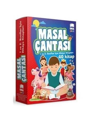 Masal Çantası 40 Kitap (1. Sınıflar İçin) - Ema Çocuk Yayınları ürün görseli 1