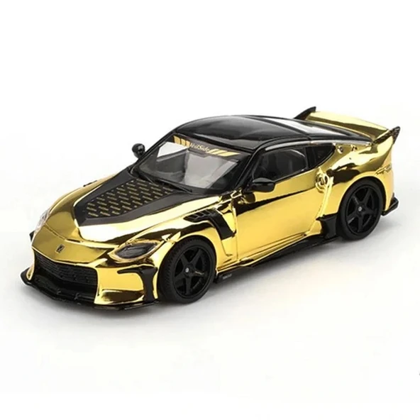 Mini GT 1/64 Nissan Z VeilSide FFZ400 Gold Chrome ürün görseli 1