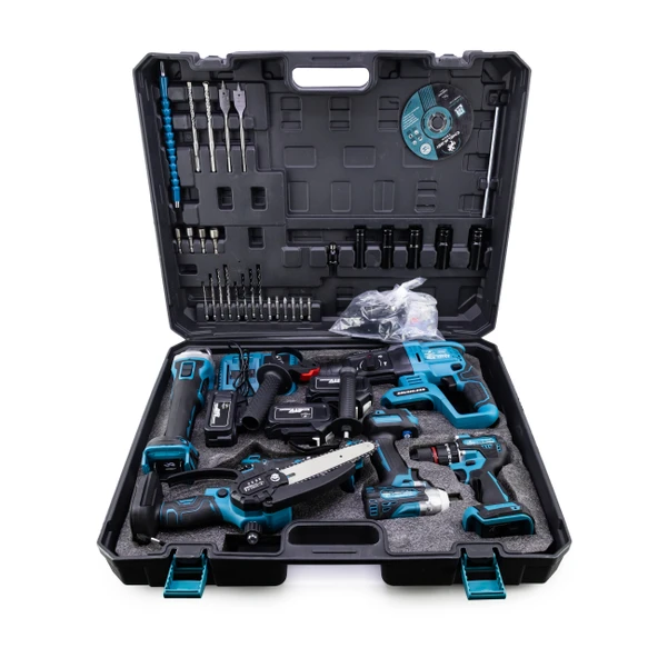 CHELIKBEI ALTILI SET (Budama testeresi +Bağ makası + 13mm Ç.MANDREN+S.SIKMA+Ş.SPRAL+Ş.HİLTİ) - Resim 7