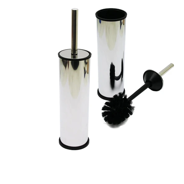 MİKRO-1  EKO METAL  KLOZET WC FIRÇA SETİ DÜZ KAPAK (5365) ürün görseli