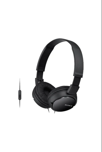 Sony MDR-ZX110APB Siyah Mikrofonlu Kulak Üstü Kulaklık ürün görseli 1
