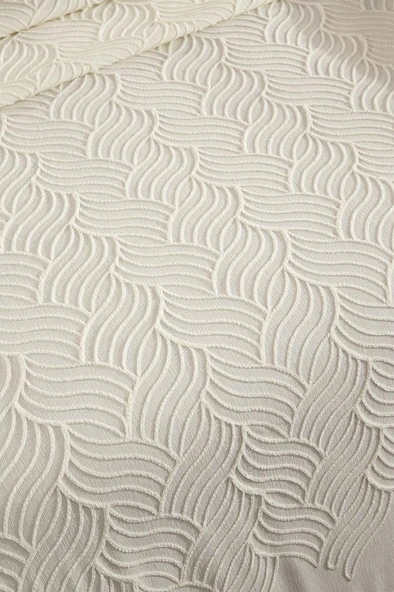 Çeyiz Diyarı Anka 10 Parça Battaniyeli Çeyiz Seti Krem - Resim 7