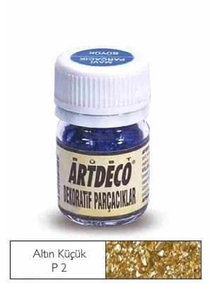 Artdeco 25 Ml Dekoratif Parçacıklar Ayna Kırığı-altın-gümüş Küçük 029a ürün görseli 1