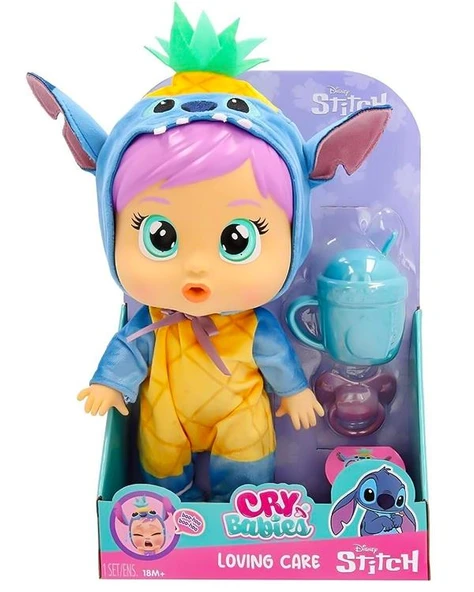 Cry Babies Loving Care Stitch Kostümlü Bebek CYB70000 ürün görseli