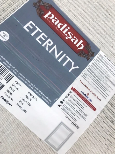 Padişah Halı Eternity 78674 096 Serisi Akrilik Salon Oturma Odası Halısı - Resim 16