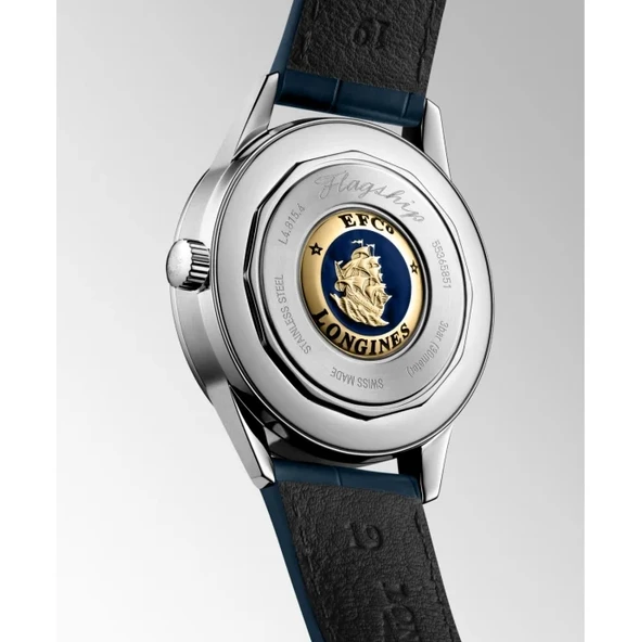 LONGINES FLAGSHIP HERITAGE MOONPHASE L48154922 L4.815.4.92.2 ERKEK KOL SAATİ - Resim 3